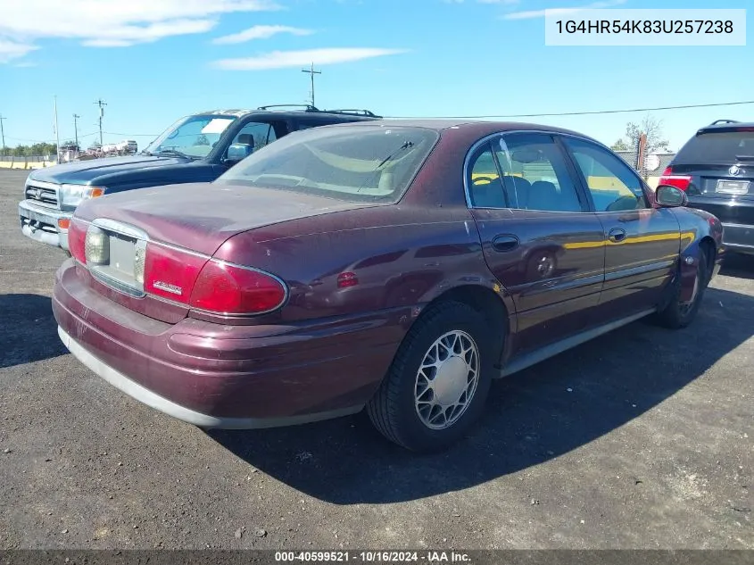 2003 Buick Lesabre Limited VIN: 1G4HR54K83U257238 Lot: 40599521