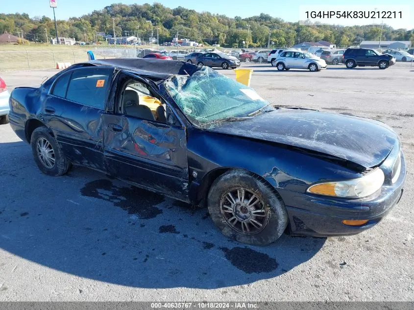 2003 Buick Lesabre Custom VIN: 1G4HP54K83U212211 Lot: 40635767