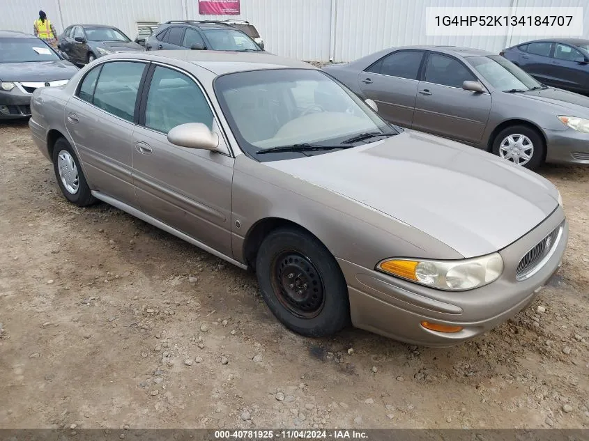 2003 Buick Lesabre Custom VIN: 1G4HP52K134184707 Lot: 40781925