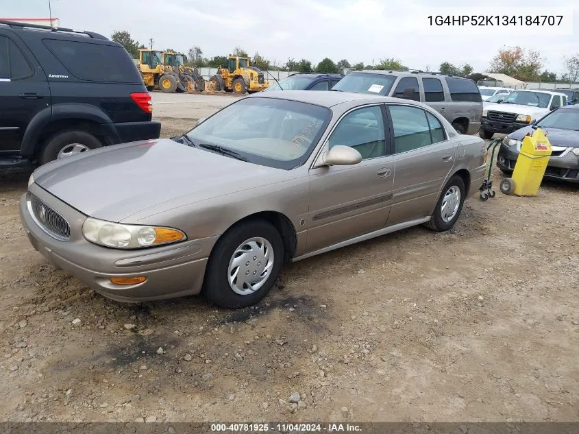 2003 Buick Lesabre Custom VIN: 1G4HP52K134184707 Lot: 40781925