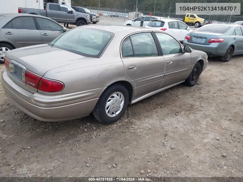 2003 Buick Lesabre Custom VIN: 1G4HP52K134184707 Lot: 40781925