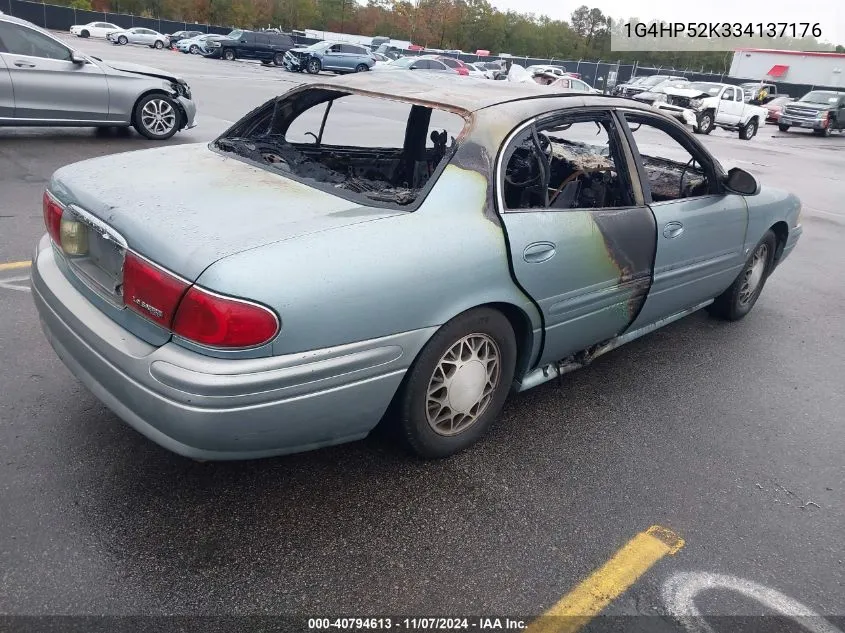 2003 Buick Lesabre Custom VIN: 1G4HP52K334137176 Lot: 40794613