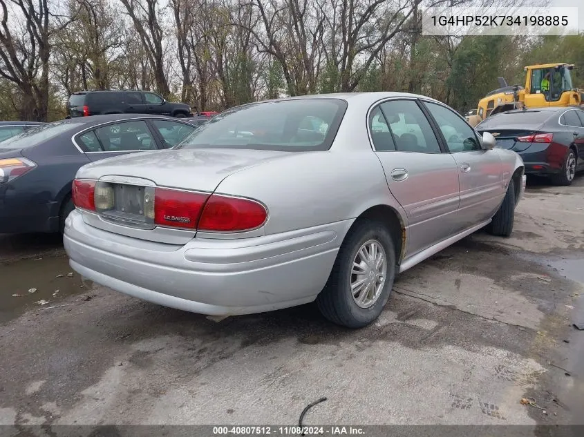 2003 Buick Lesabre Custom VIN: 1G4HP52K734198885 Lot: 40807512