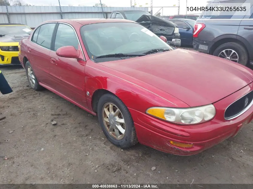 2003 Buick Lesabre Limited VIN: 1G4HR54K33U265635 Lot: 40838863