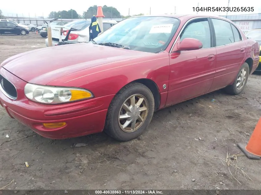 2003 Buick Lesabre Limited VIN: 1G4HR54K33U265635 Lot: 40838863