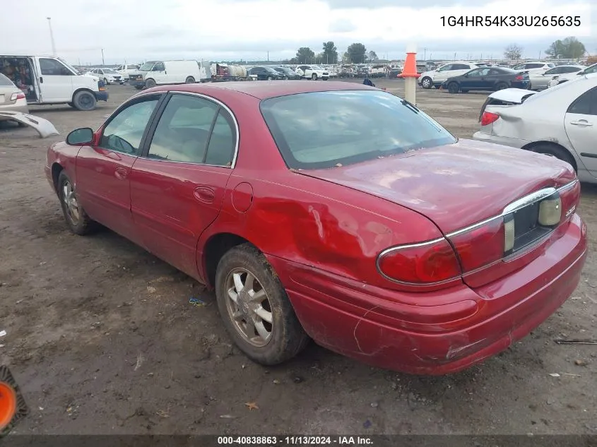 2003 Buick Lesabre Limited VIN: 1G4HR54K33U265635 Lot: 40838863