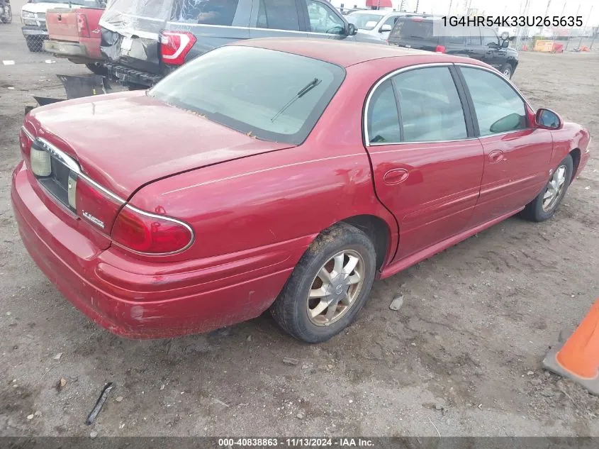 2003 Buick Lesabre Limited VIN: 1G4HR54K33U265635 Lot: 40838863