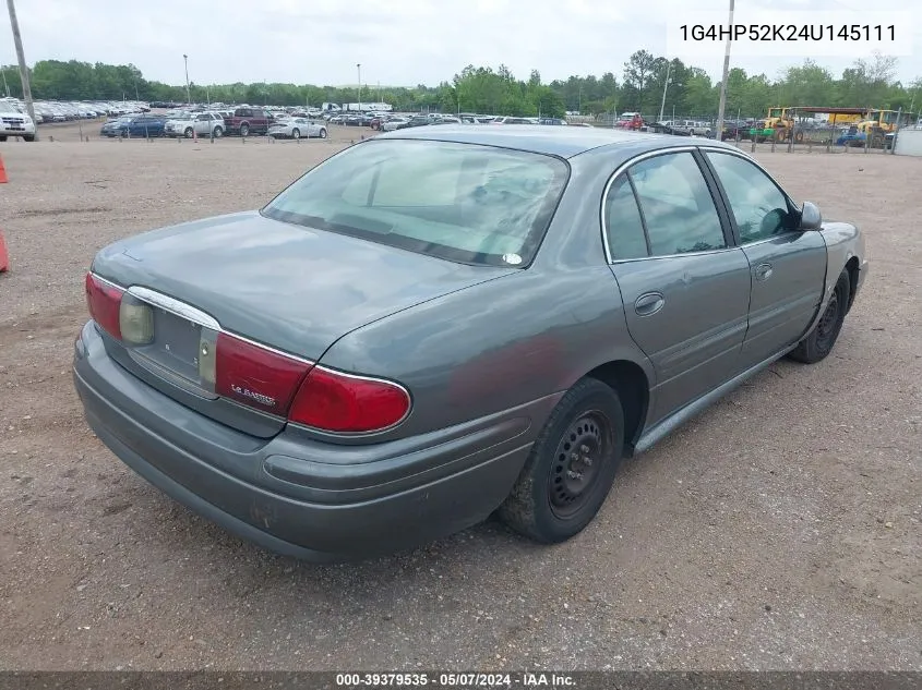 2004 Buick Lesabre Custom VIN: 1G4HP52K24U145111 Lot: 39379535