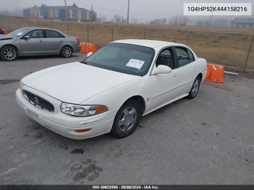 2004 Buick Lesabre Custom VIN: 1G4HP52K444158216 Lot: 39472593