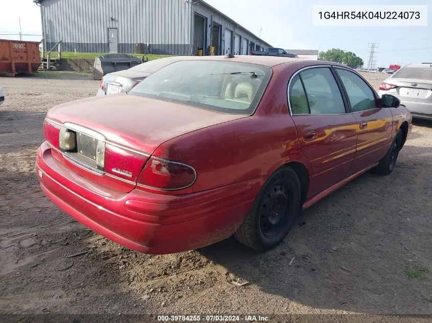 2004 Buick Lesabre Limited VIN: 1G4HR54K04U224073 Lot: 39784255