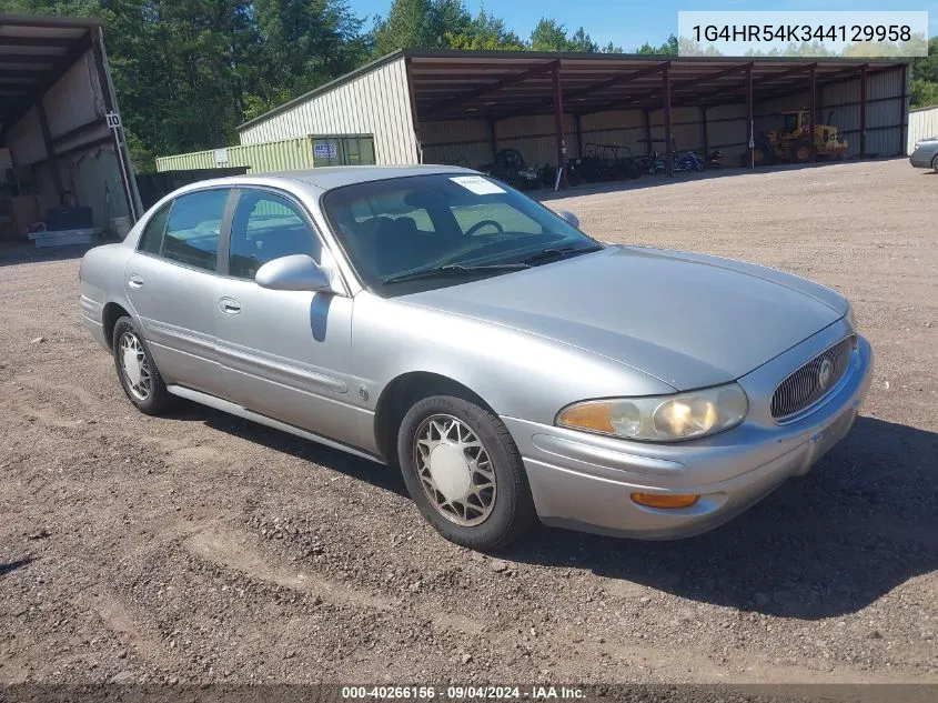 2004 Buick Lesabre Limited VIN: 1G4HR54K344129958 Lot: 40266156