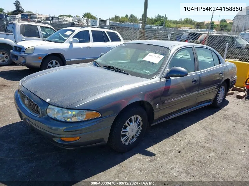 2004 Buick Lesabre Custom VIN: 1G4HP54K244158860 Lot: 40339478