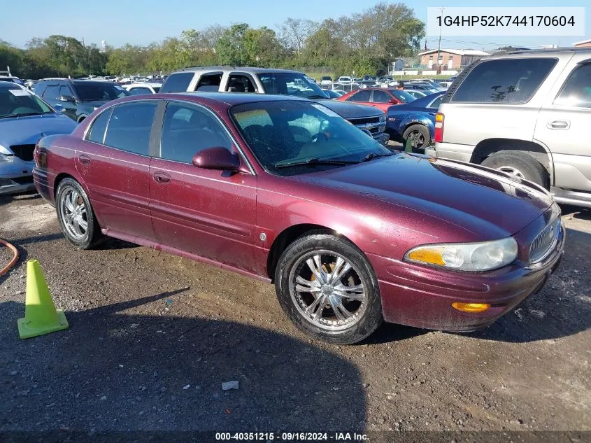 2004 Buick Lesabre Custom VIN: 1G4HP52K744170604 Lot: 40351215