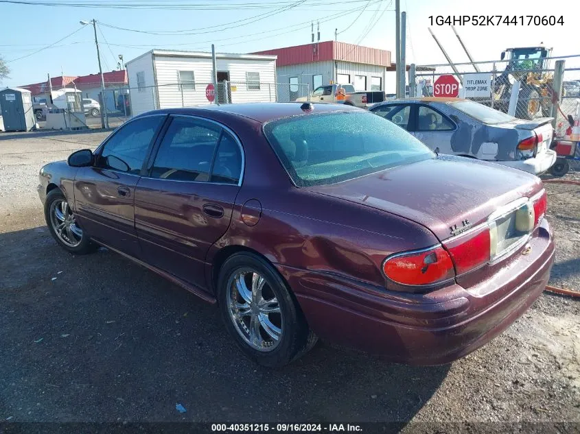 2004 Buick Lesabre Custom VIN: 1G4HP52K744170604 Lot: 40351215