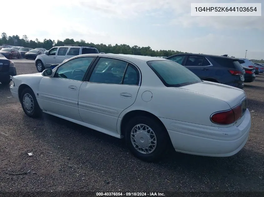 2004 Buick Lesabre Custom VIN: 1G4HP52K644103654 Lot: 40376054