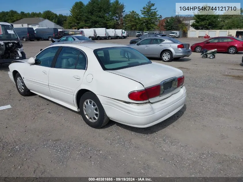 2004 Buick Lesabre Custom VIN: 1G4HP54K744121710 Lot: 40381685