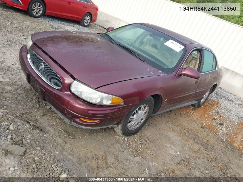 2004 Buick Lesabre Limited VIN: 1G4HR54K244113850 Lot: 40437950