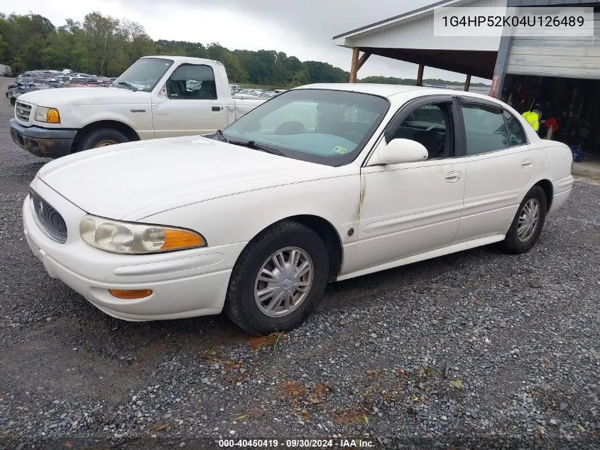 2004 Buick Lesabre Custom VIN: 1G4HP52K04U126489 Lot: 40450419