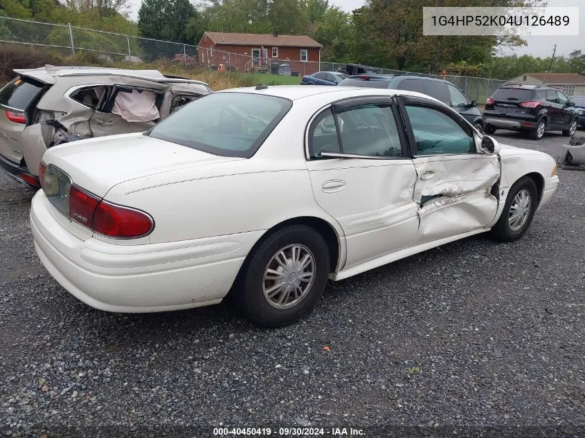 1G4HP52K04U126489 2004 Buick Lesabre Custom