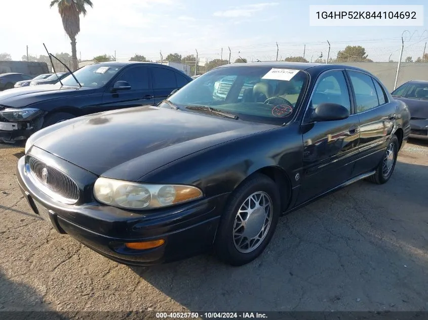 2004 Buick Lesabre Custom VIN: 1G4HP52K844104692 Lot: 40525750