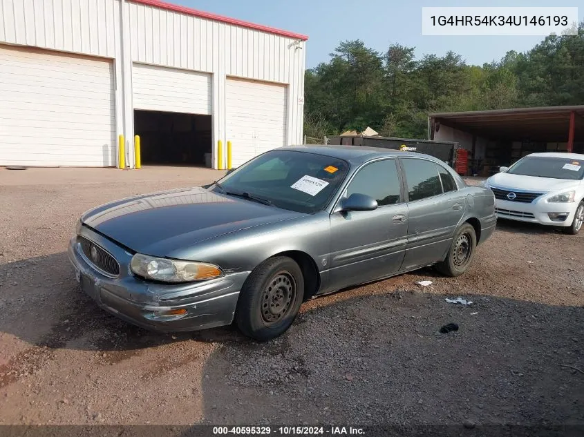 2004 Buick Lesabre Limited VIN: 1G4HR54K34U146193 Lot: 40595329