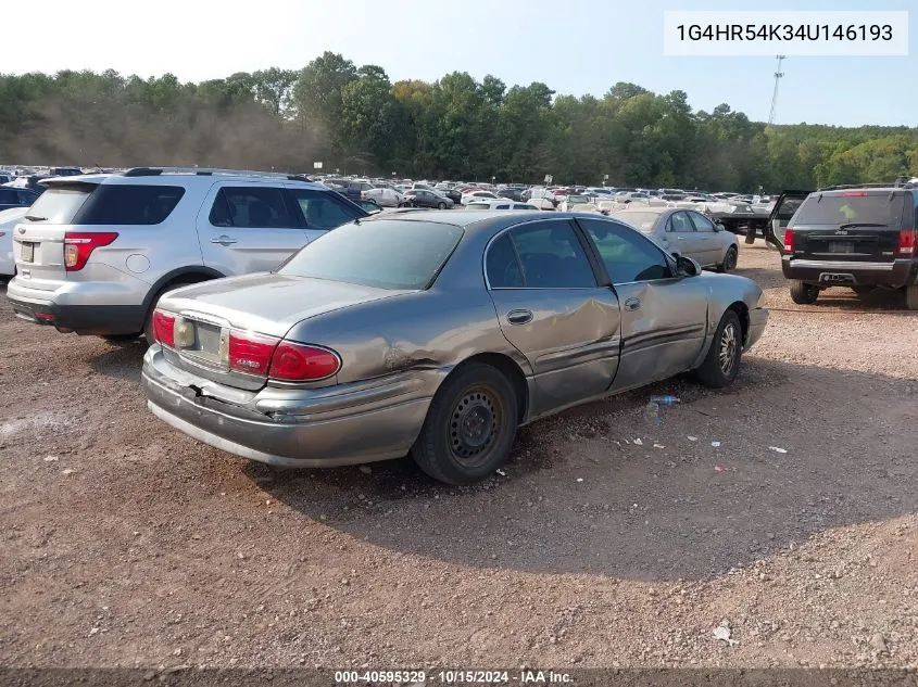 2004 Buick Lesabre Limited VIN: 1G4HR54K34U146193 Lot: 40595329