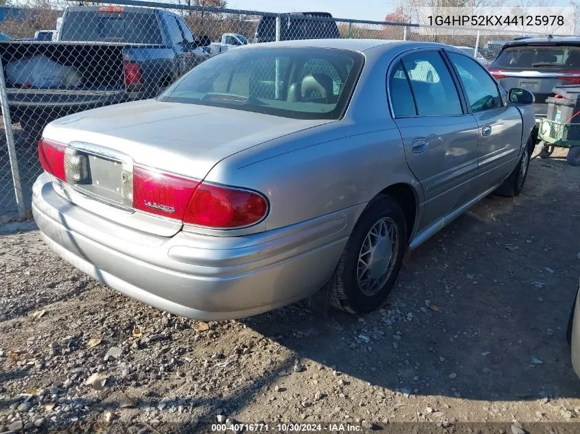 2004 Buick Lesabre Custom VIN: 1G4HP52KX44125978 Lot: 40716771