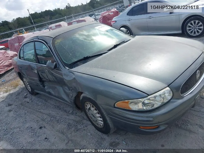 2004 Buick Lesabre Custom VIN: 1G4HP52K04U221618 Lot: 40720712