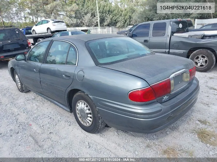 2004 Buick Lesabre Custom VIN: 1G4HP52K04U221618 Lot: 40720712