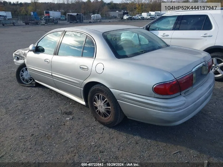 2004 Buick Lesabre Custom VIN: 1G4HP52K444137947 Lot: 40723543