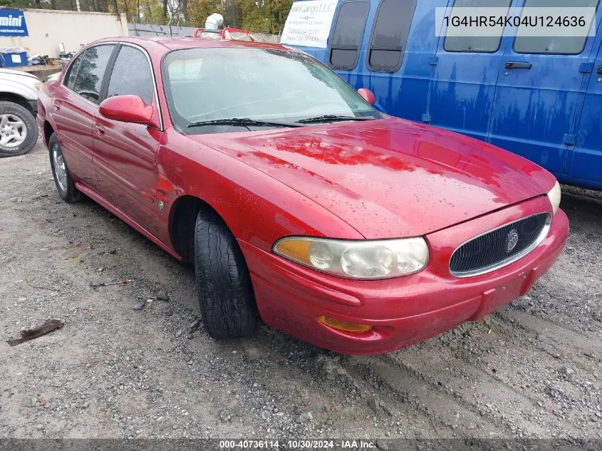 2004 Buick Lesabre Limited VIN: 1G4HR54K04U124636 Lot: 40736114