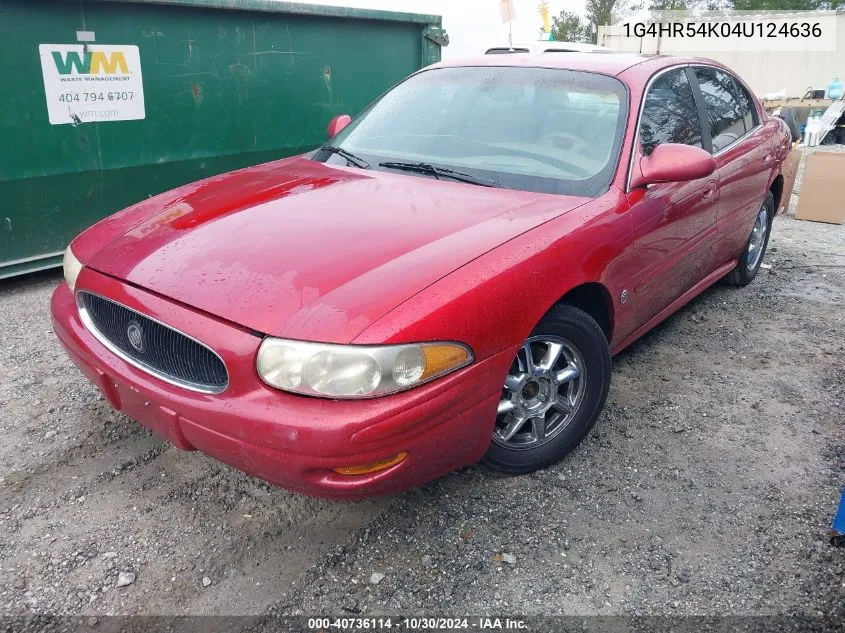 2004 Buick Lesabre Limited VIN: 1G4HR54K04U124636 Lot: 40736114