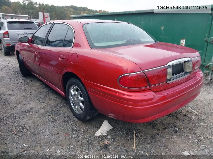 2004 Buick Lesabre Limited VIN: 1G4HR54K04U124636 Lot: 40736114