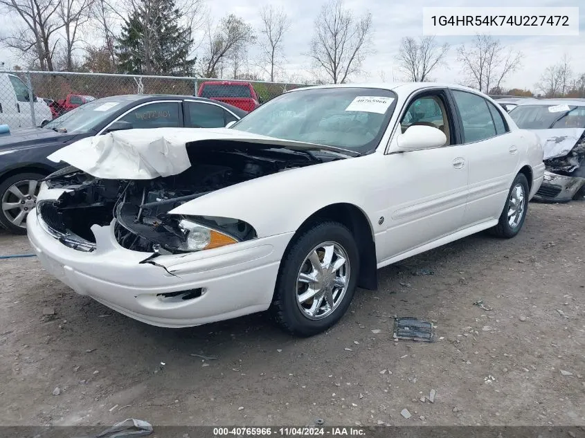 2004 Buick Lesabre Limited VIN: 1G4HR54K74U227472 Lot: 40765966