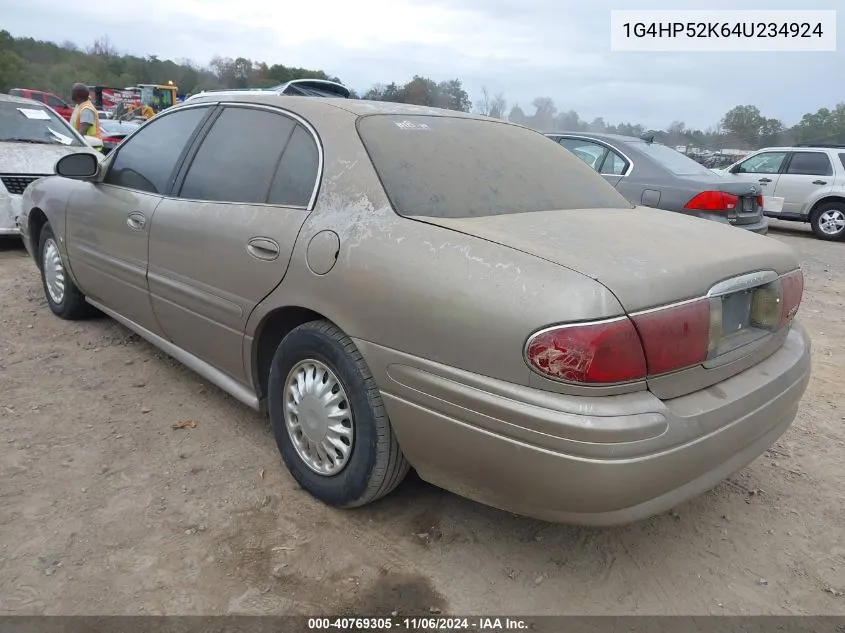 2004 Buick Lesabre Custom VIN: 1G4HP52K64U234924 Lot: 40769305