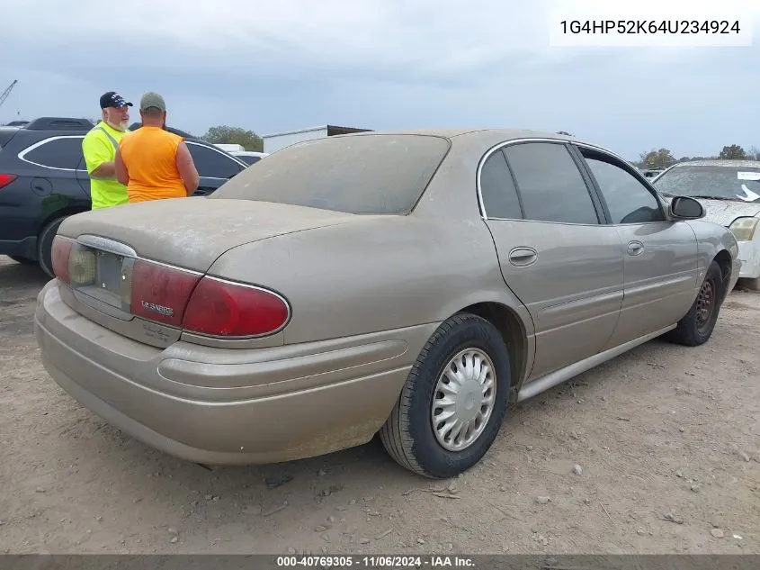 2004 Buick Lesabre Custom VIN: 1G4HP52K64U234924 Lot: 40769305