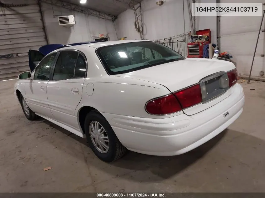 2004 Buick Lesabre Custom VIN: 1G4HP52K844103719 Lot: 40809608