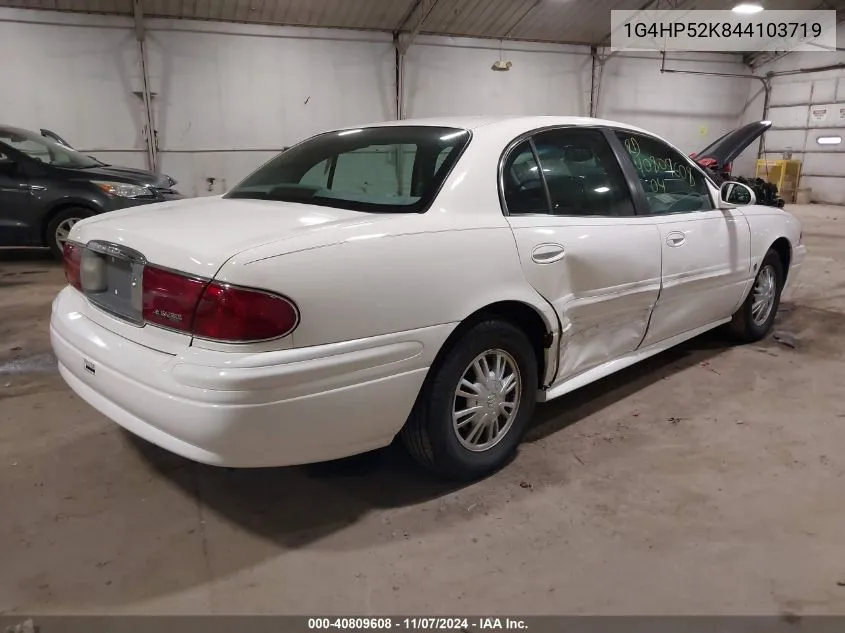 2004 Buick Lesabre Custom VIN: 1G4HP52K844103719 Lot: 40809608