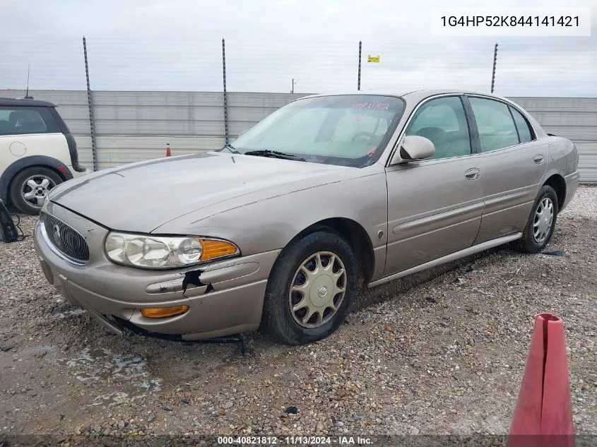 1G4HP52K844141421 2004 Buick Lesabre Custom