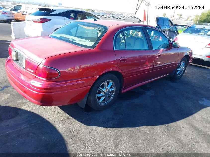 2004 Buick Lesabre Limited VIN: 1G4HR54K34U152284 Lot: 40861702