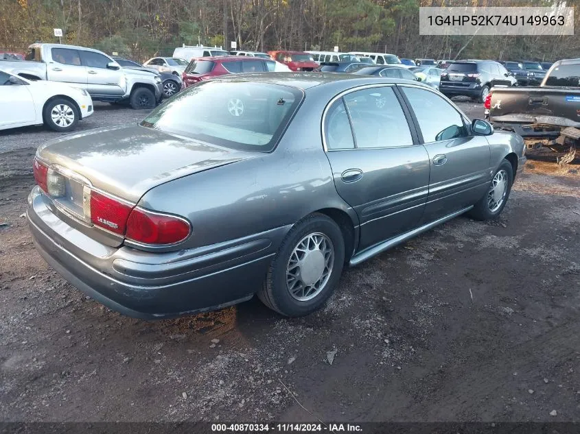 2004 Buick Lesabre Custom VIN: 1G4HP52K74U149963 Lot: 40870334