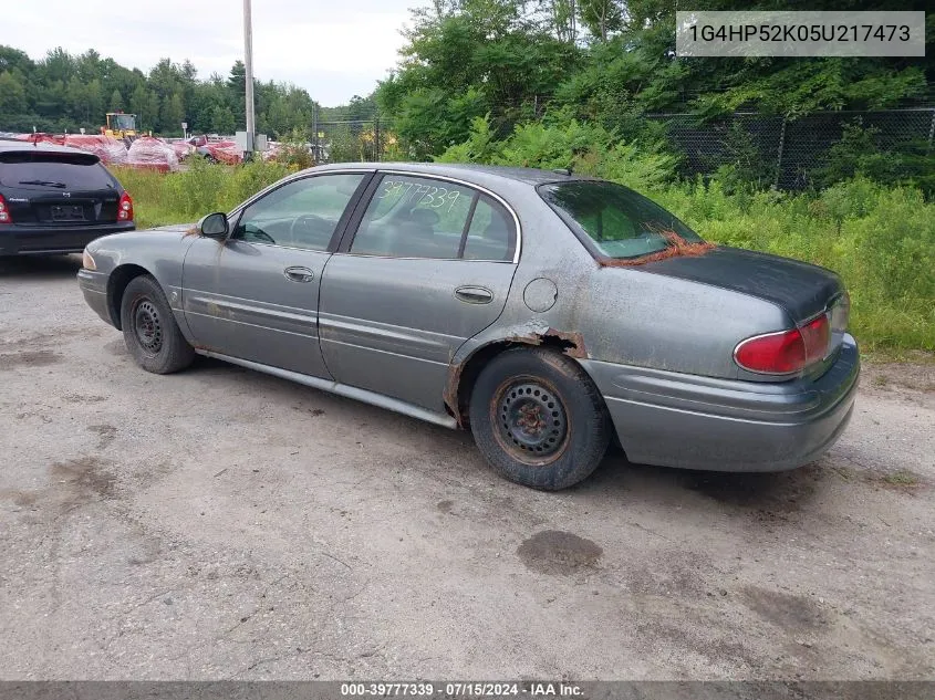 2005 Buick Lesabre Custom VIN: 1G4HP52K05U217473 Lot: 39777339