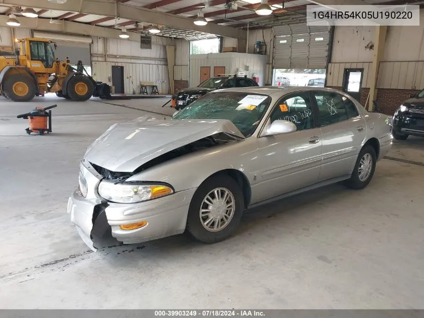 2005 Buick Lesabre Limited VIN: 1G4HR54K05U190220 Lot: 39903249