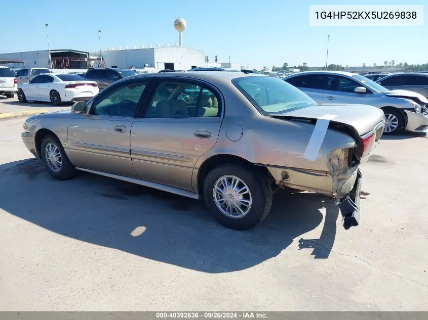 1G4HP52KX5U269838 2005 Buick Lesabre Custom