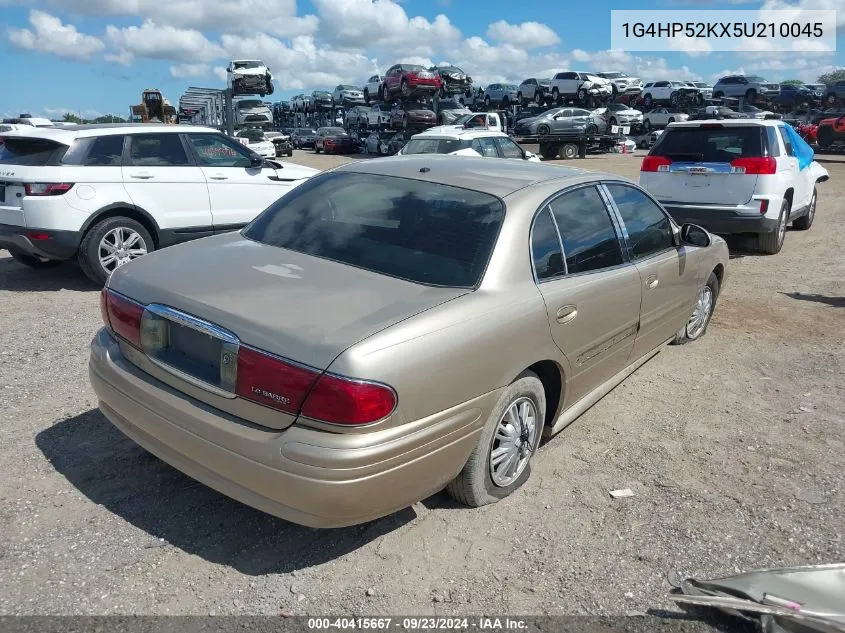 2005 Buick Lesabre Custom VIN: 1G4HP52KX5U210045 Lot: 40415667