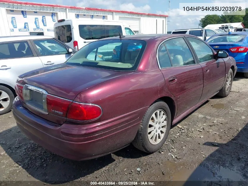 2005 Buick Lesabre Custom VIN: 1G4HP54K85U203978 Lot: 40433864