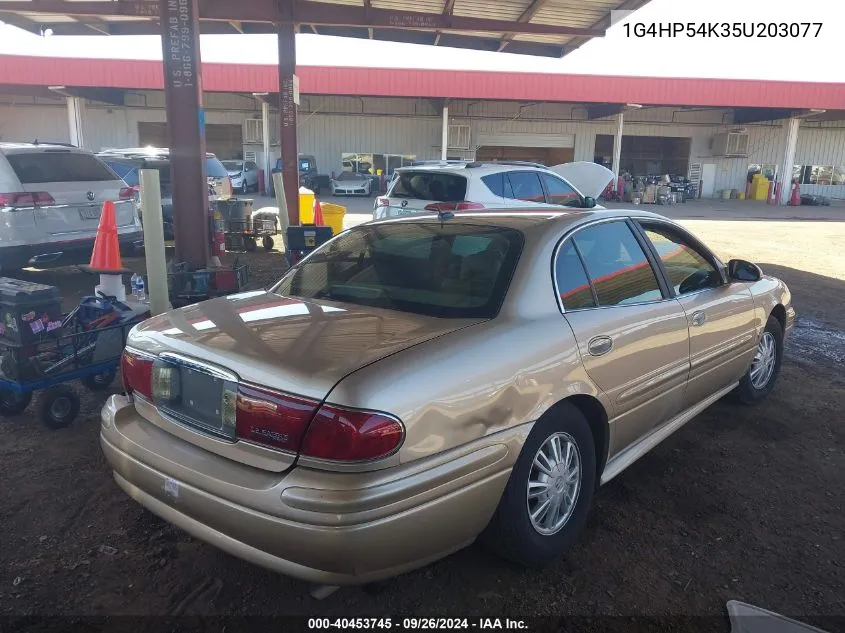 2005 Buick Lesabre Custom VIN: 1G4HP54K35U203077 Lot: 40453745