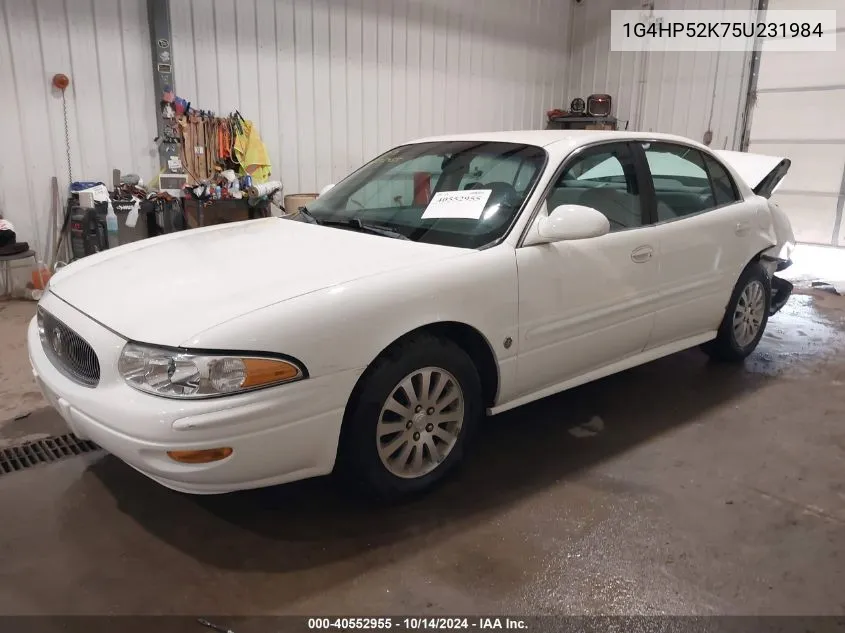 2005 Buick Lesabre Custom VIN: 1G4HP52K75U231984 Lot: 40552955