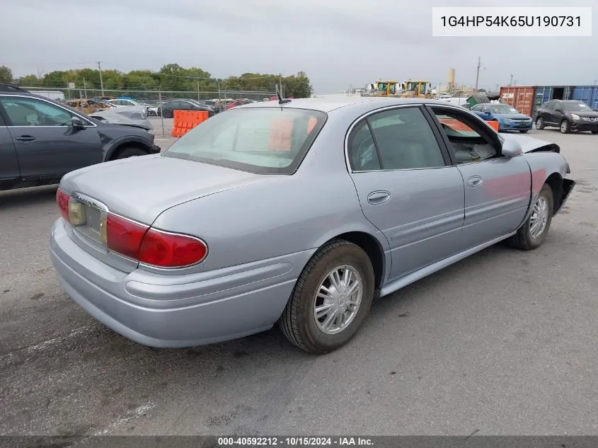 2005 Buick Lesabre Custom VIN: 1G4HP54K65U190731 Lot: 40592212