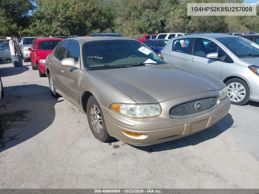 2005 Buick Lesabre Custom VIN: 1G4HP52K85U257008 Lot: 40685489